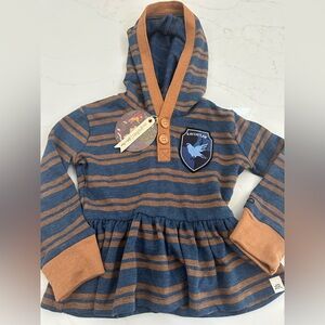 NWT Harry Potter x Lulu Roo peplum hoodie 3T